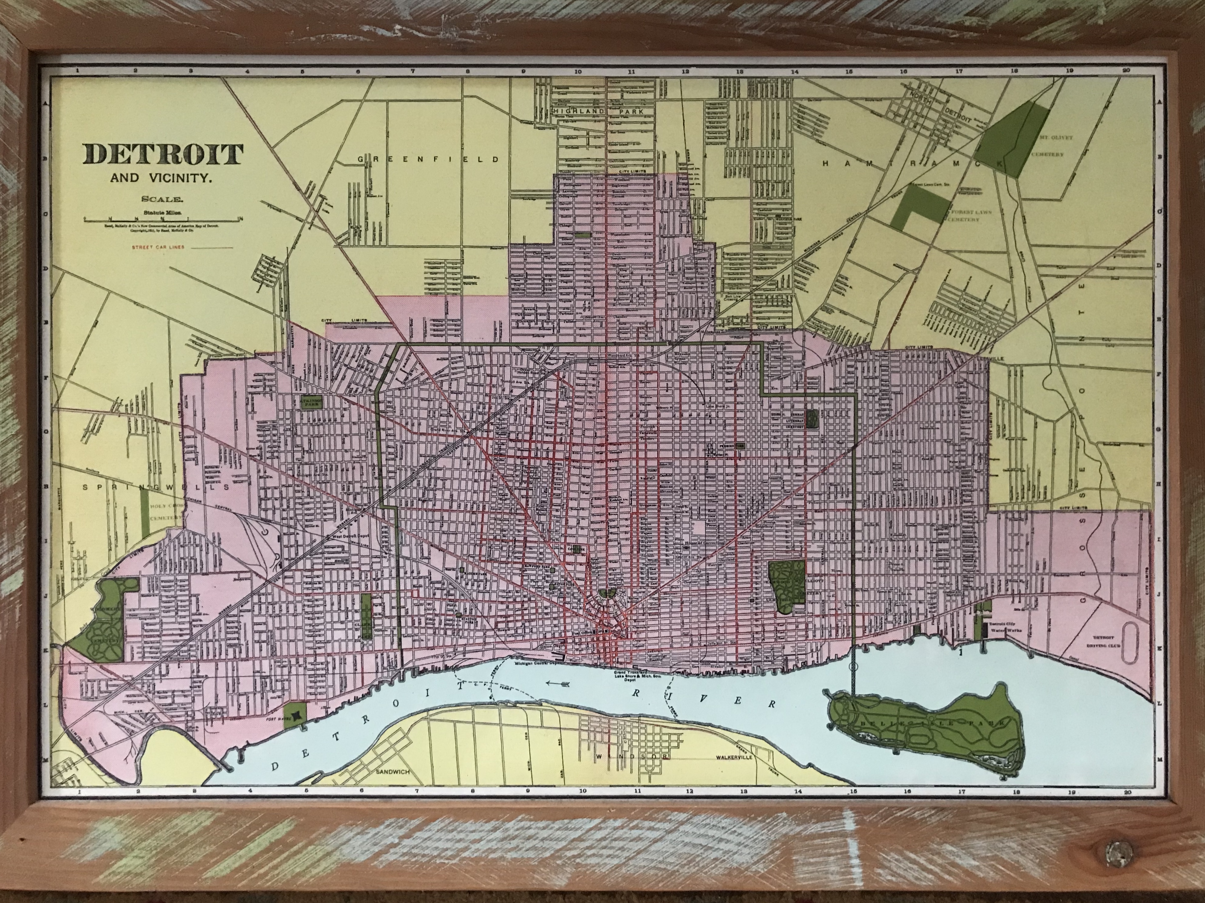 Maps at Home with Bill McGraw and a 1911 Map of Detroit | DETROITography