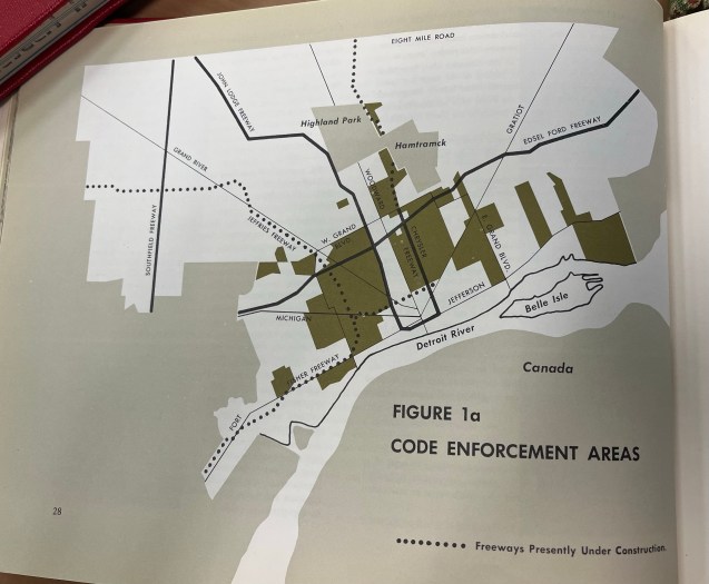 Map: Detroit Code Enforcement Areas 1957 | DETROITography
